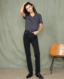Straight fit denim organic japanese selvedge deni