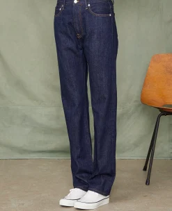 Straight fit denim organic japanese selvedge deni