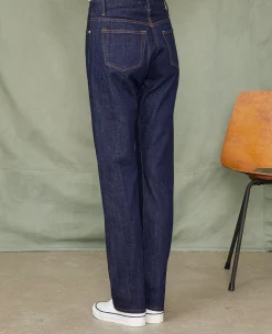 Straight fit denim organic japanese selvedge deni