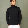 Turtleneck sweater italian merino wool