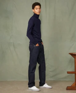 Turtleneck sweater italian merino wool