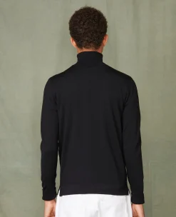Turtleneck sweater italian merino wool