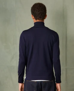 Turtleneck sweater italian merino wool