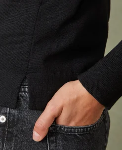Turtleneck sweater italian merino wool