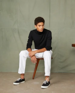 Turtleneck sweater italian merino wool