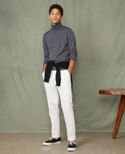 Turtleneck sweater italian merino wool