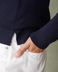 Turtleneck sweater italian merino wool
