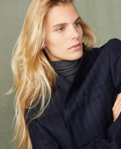 Turtleneck sweater italian merino wool