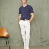 V neck t-shirt organic cotton jersey