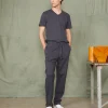 V neck t-shirt organic cotton jersey
