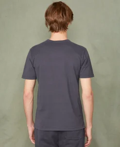 V neck t-shirt organic cotton jersey