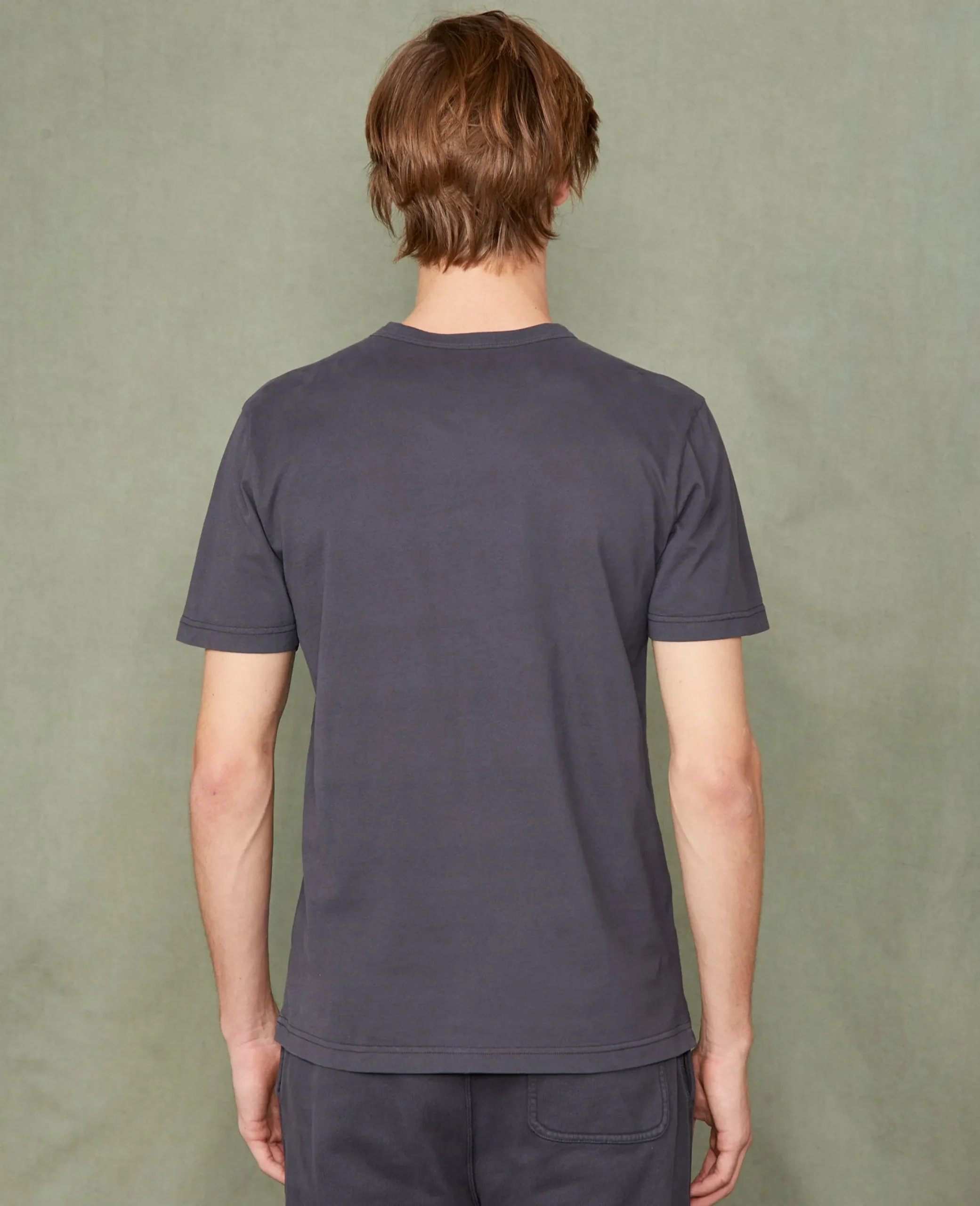 V neck t-shirt organic cotton jersey