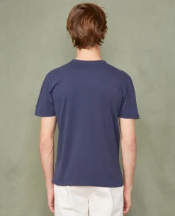 V neck t-shirt organic cotton jersey